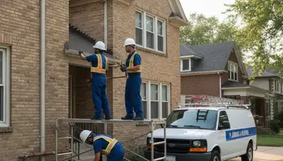 Milwaukee, WI plumber repairing a residential plumbing fixture for a local plumbing service