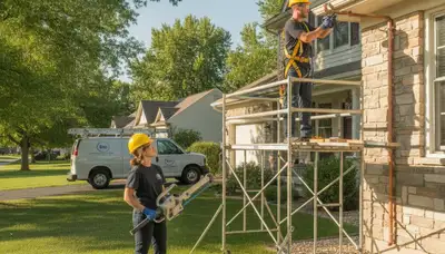 Milwaukee, WI plumber repairing a pipe for plumbing repair service