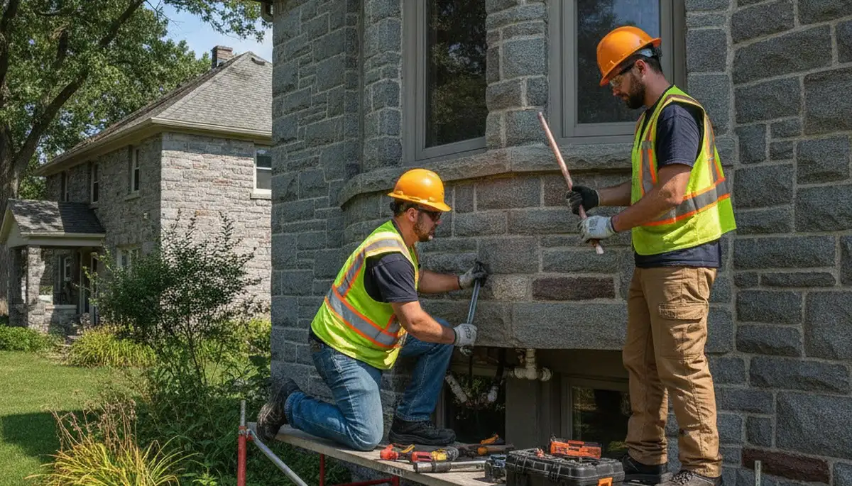 Milwaukee WI plumber repairing a pipe for residential plumbing service