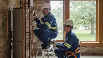 Milwaukee, WI plumbing repair team servicing pipes and fixtures for local homes and businesses