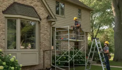 Milwaukee, WI plumber repairing a leak for a residential plumbing service call