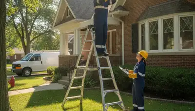 Milwaukee WI plumber repairing a residential pipe for plumbing repair service