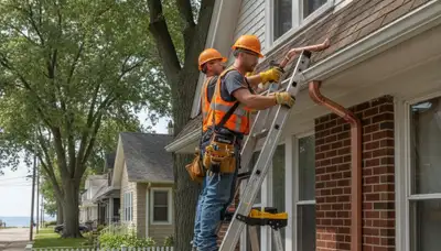 Milwaukee, WI plumber repairing a residential pipe for plumbing repair service