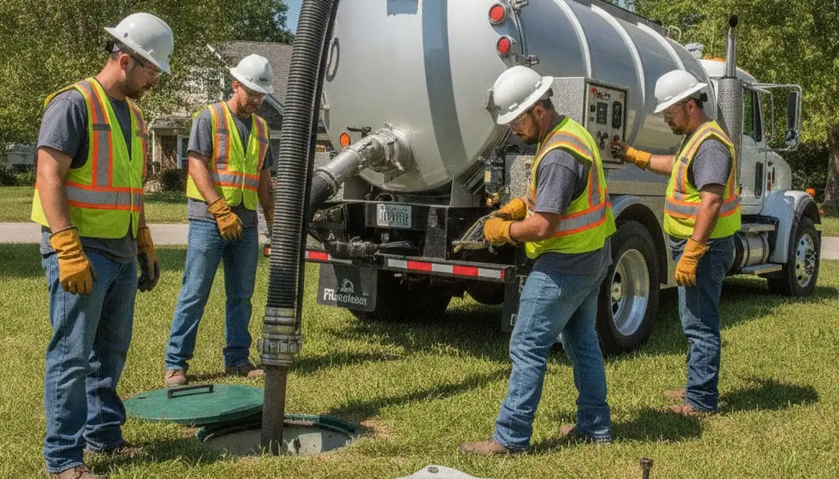 Milwaukee, WI plumbers providing septic pumping service for home plumbing maintenance
