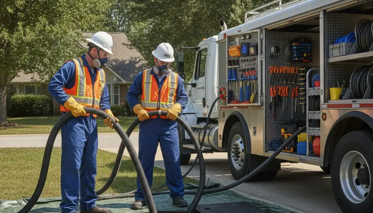 Milwaukee, WI septic tank cleaning service by On Call Plumbers for residential plumbing maintenance