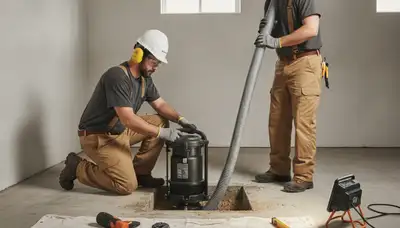 Milwaukee, WI plumber installing sump pump to protect basement from flooding
